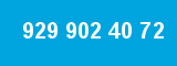 929 902 40 72 929 902 40 72
